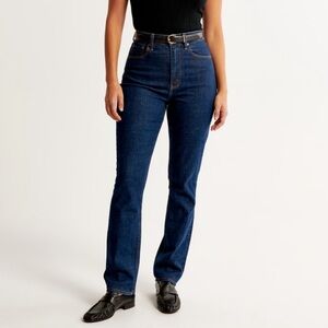 NWT Abercrombie and Fitch High Rise Slim Straight jeans